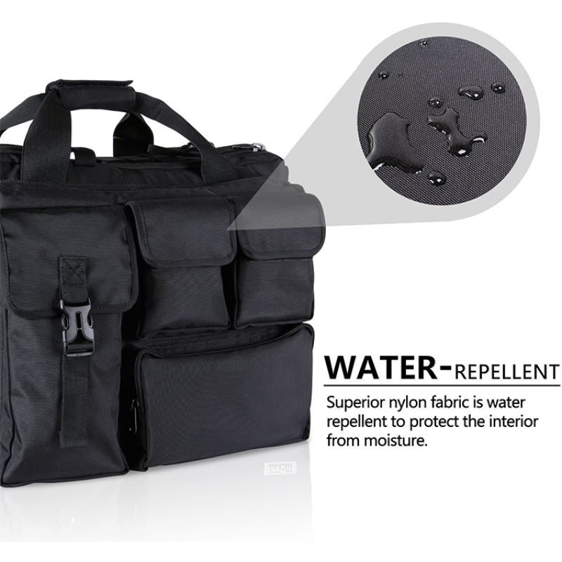 Laptop Bag Factory - Multi-functional Nylon Tactical Briefcase Pilot