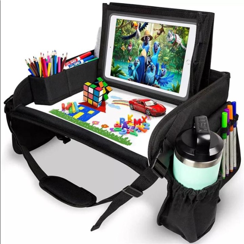 Kids Tray Factory - Toddler Car Travel Organizer Lap Tablet Holder