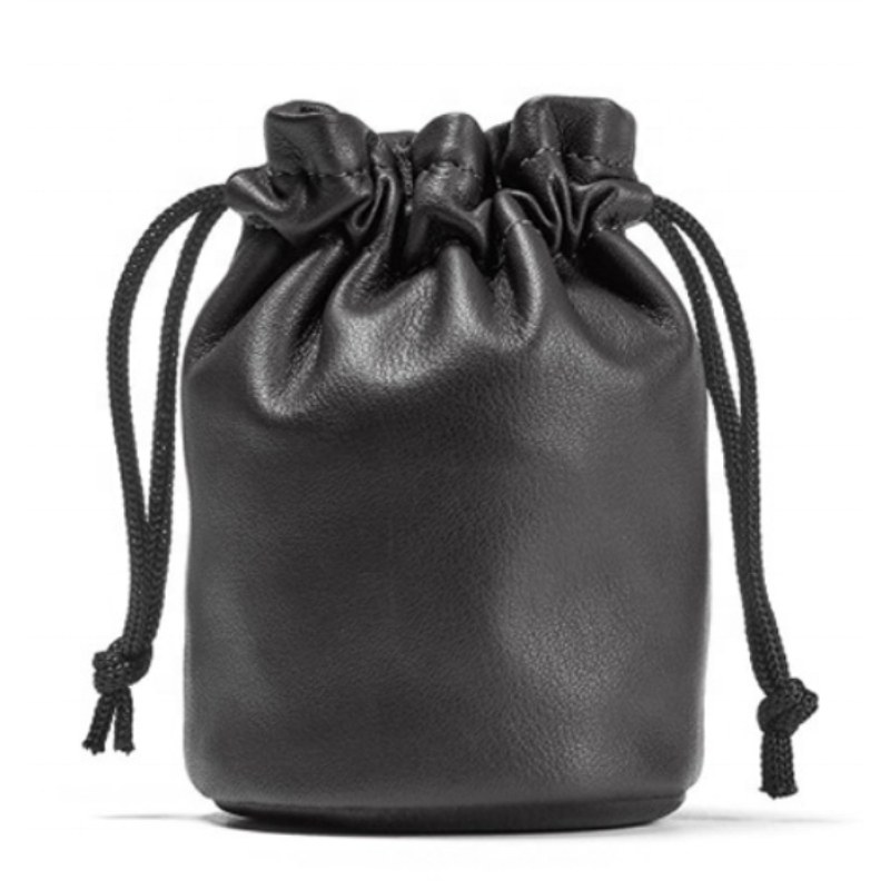 Gift Pouch Manufacturer - Custom Velvet PU Leather Drawstring Bag