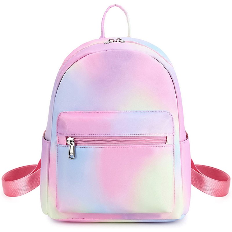 Backpack Purse Supplier - Mini Rainbow Color Girls Teens School Bag
