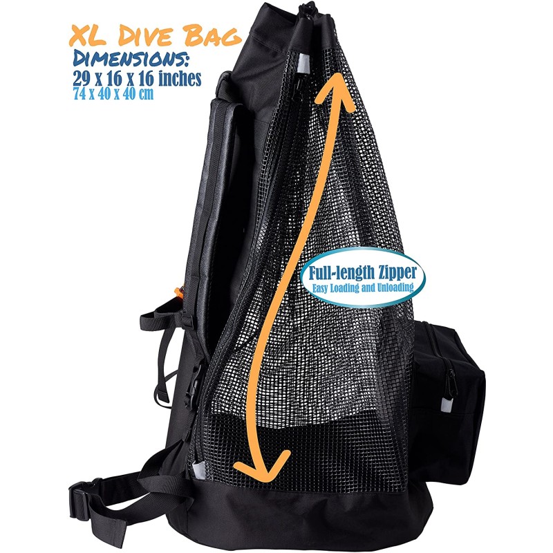 Scuba Bag Factory - Special Purpose Diving Fins Mesh Backpack