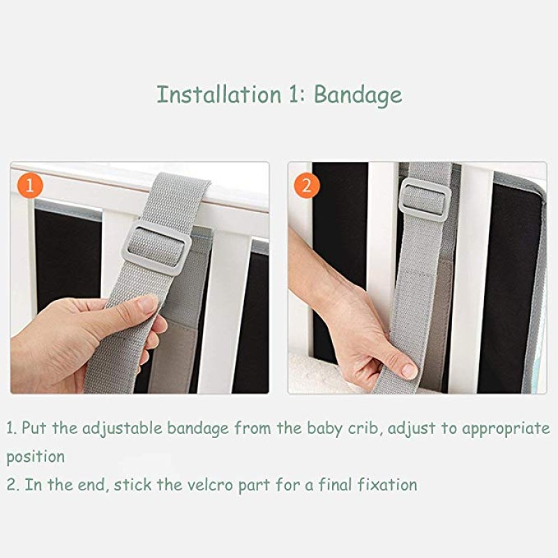 Nursery Organizer Supplier - Multi-functional Crib Hanging Change Bag