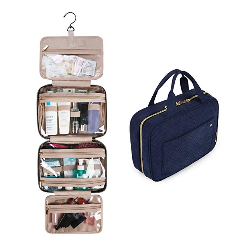Cosmetic Bag Factory - Hanging Travel Organizer Toiletry Bag with Zipper