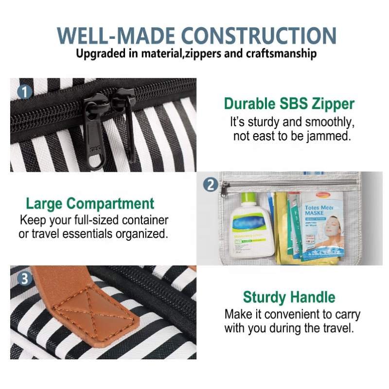 Makeup Bag Manufacturer - Custom Hanging Waterproof Cosmetic Bag Wholesale