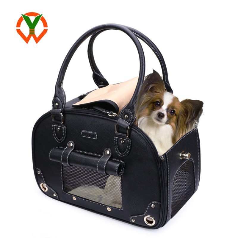 Pet Carrier Bag Manufacturer - Foldable Waterproof Leather Travel Purse