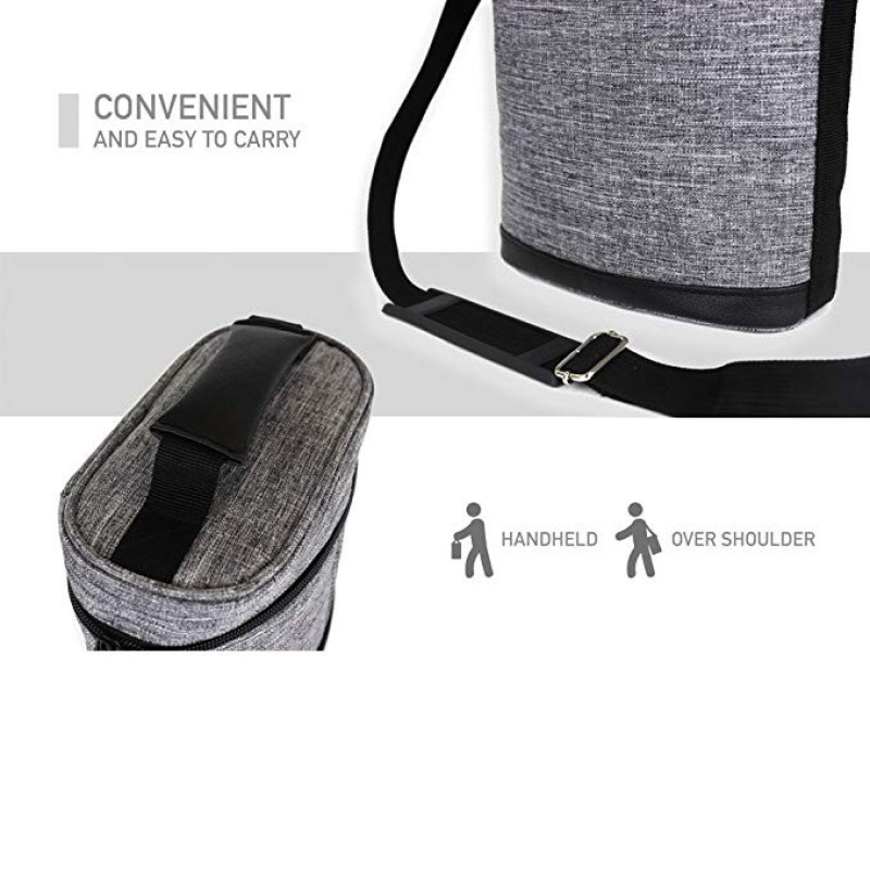 Wine Carrier Manufacturer - Premium Insulated 2 Bottle Tote Cooler
