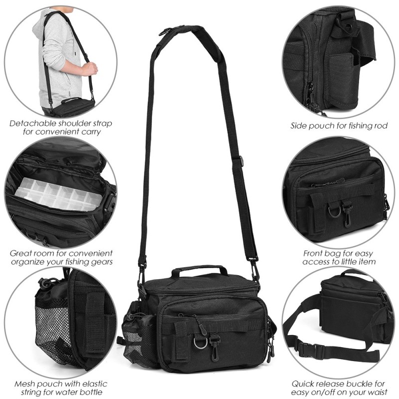 Fishing Bag Supplier - Outdoor Lure Packaging Crossbody Shoulder Bag