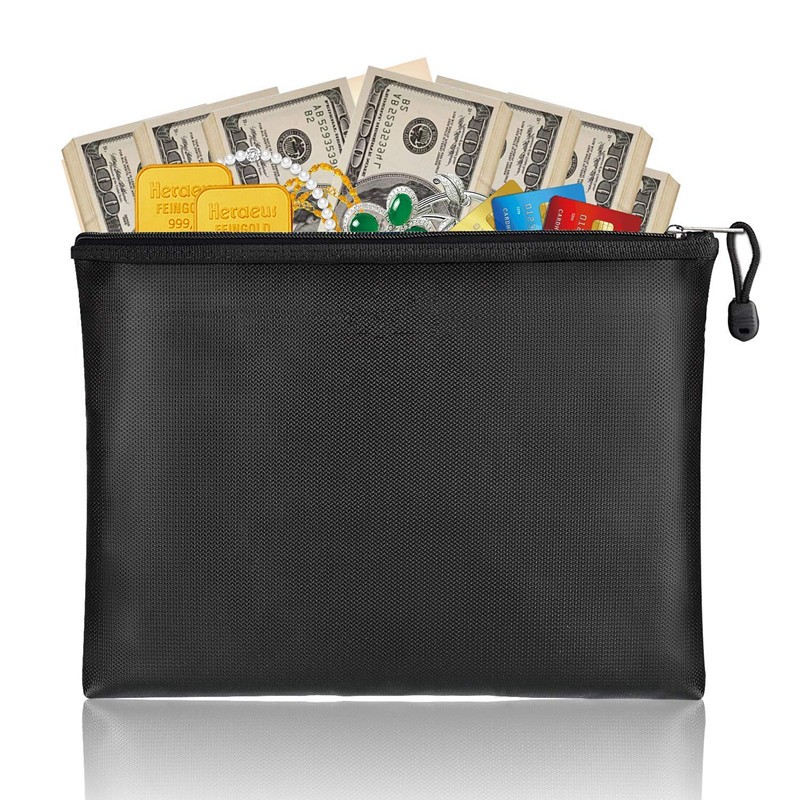 Document Bag Manufacturer - Fireproof Water Resistant Zipper File Bag
