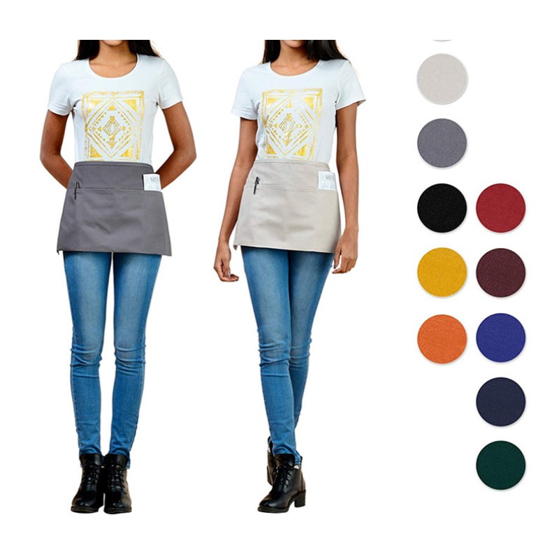 Chef Apron Manufacturer - New Stylist Waist Half Apron for Men Women