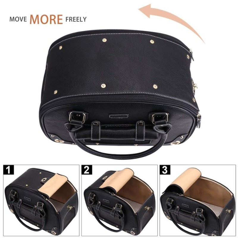 Pet Carrier Bag Manufacturer - Foldable Waterproof Leather Travel Purse