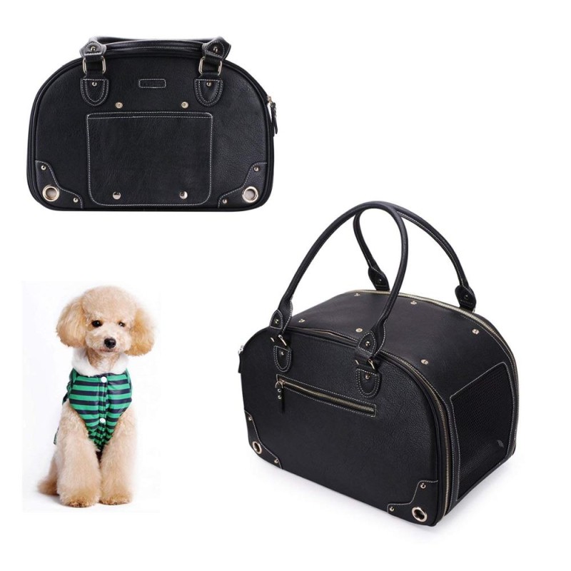 Pet Carrier Bag Manufacturer - Foldable Waterproof Leather Travel Purse