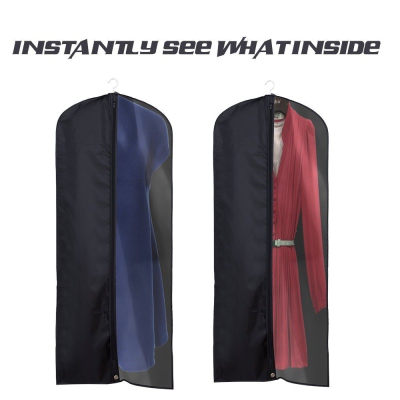 Garment Bag Factory - Long Wedding Dress Gown Protector Clear Cover