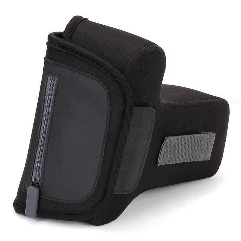 DSLR Case Supplier - Black Neoprene Camera Lens Sleeve Bag