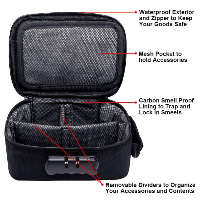 Storage Container Factory - Carbon Lined Odor Free EVA Lock Case