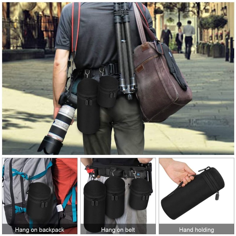 Camera Lens Bag Factory - Custom Soft Neoprene Pouch Drawstring Case