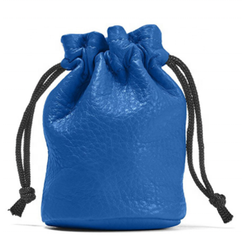 Gift Pouch Manufacturer - Custom Velvet PU Leather Drawstring Bag