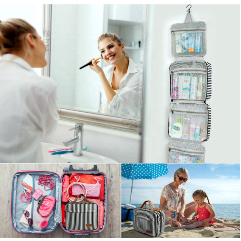 Makeup Bag Manufacturer - Custom Hanging Waterproof Cosmetic Bag Wholesale
