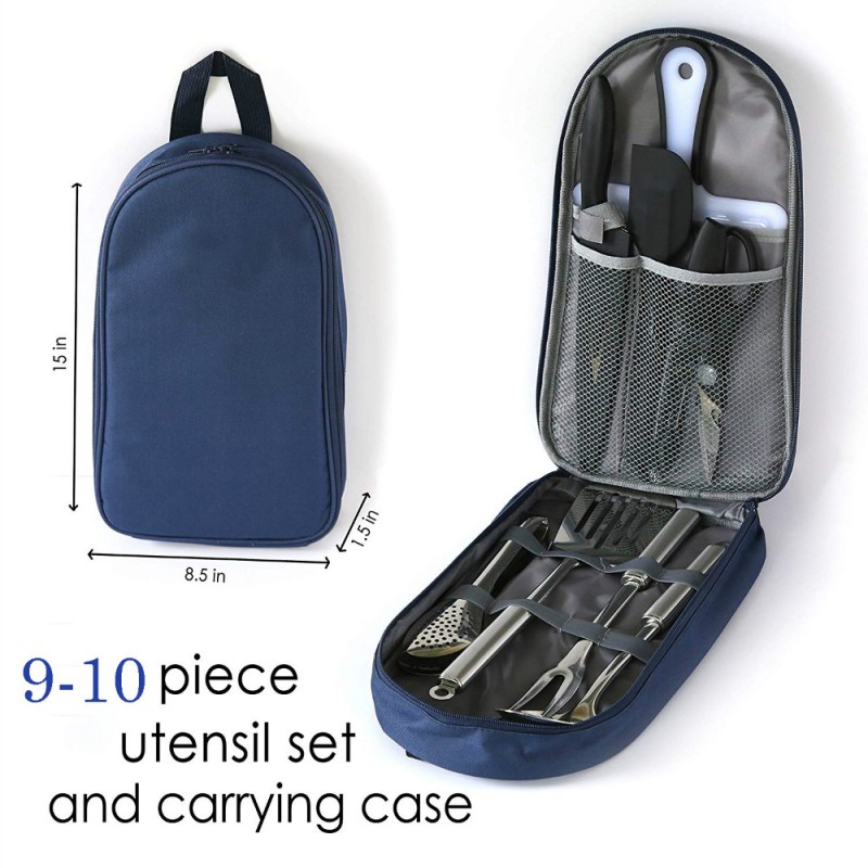 Utensil Bag Factory - 9-10 PCS Travel Camp Kitchen Tool Case