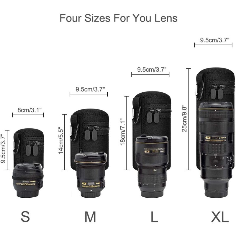 Camera Lens Bag Factory - Custom Soft Neoprene Pouch Drawstring Case