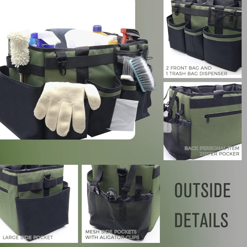 Cleaning Caddy Factory - Travel Wearable Tool Organizer Shoulder Straps