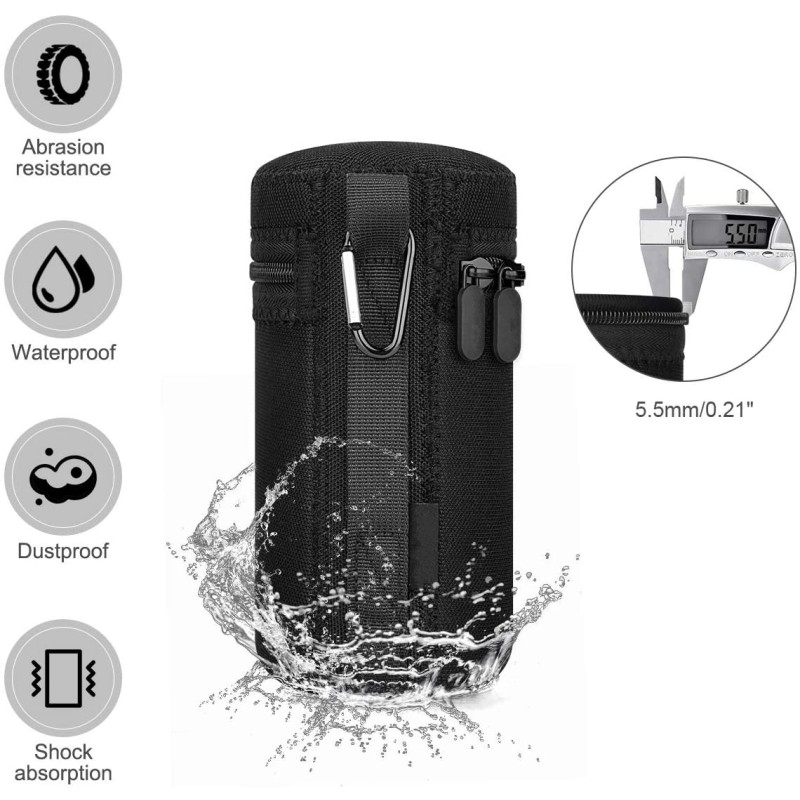 Camera Lens Bag Factory - Custom Soft Neoprene Pouch Drawstring Case