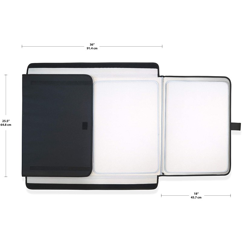 Puzzle Board Factory - Portable Jigsaw Mat for 1500 Pieces with Trays