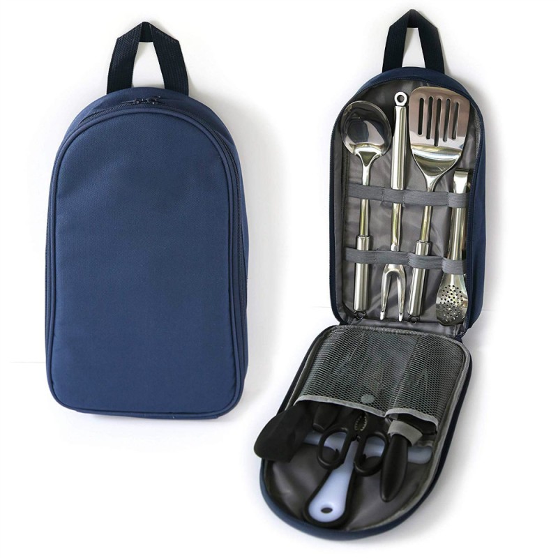 Utensil Bag Factory - 9-10 PCS Travel Camp Kitchen Tool Case