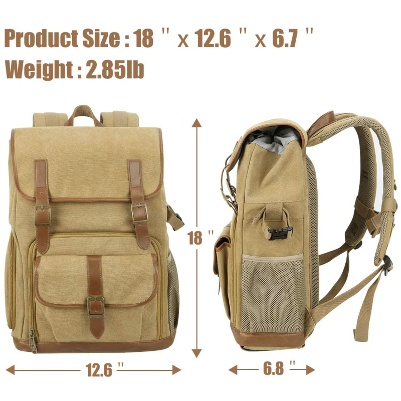 Camera Backpack Manufacturer - OEM Custom Waterproof DSLR Bag Large Capacity