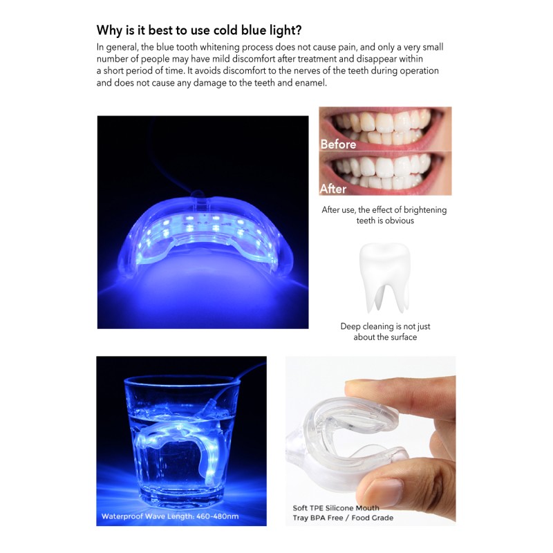 Smartphone Teeth Whitening Kit Manufacturer - CE LED Light