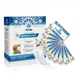 Non Peroxide Teeth Whitening Strips Supplier - Custom Logo