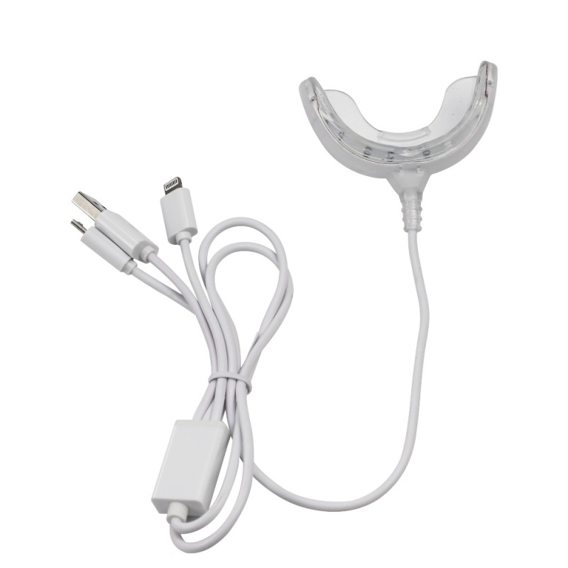 Teeth Whitening LED Light Supplier - USB Adapter Mouth Tray