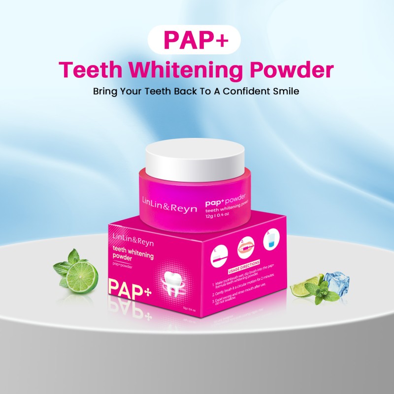 PAP+ Teeth Whitening Powder Factory - Custom Logo 12g