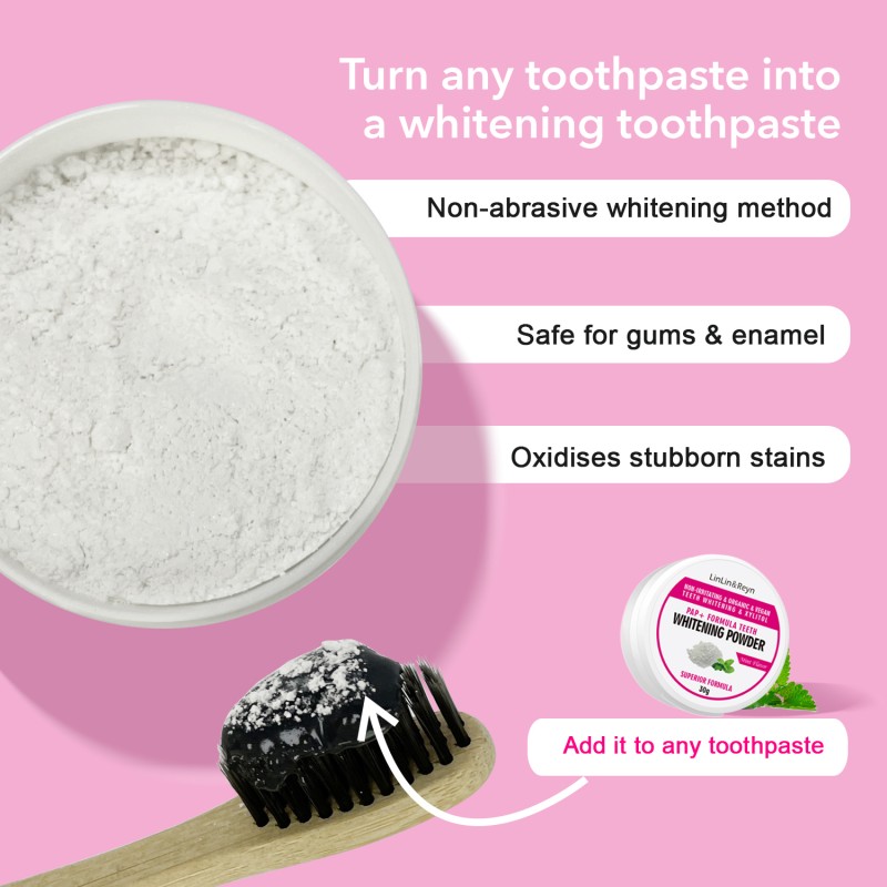 PAP+ Teeth Whitening Powder Supplier - 12g Stain Remover