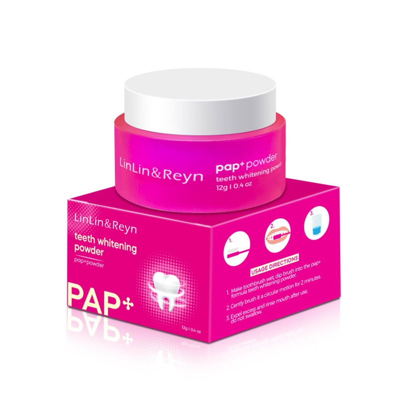 PAP+ Teeth Whitening Powder Factory - Custom Logo 12g