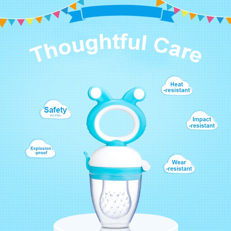 Baby Food Feeder Manufacturer - Silicone Pacifier Feeder with Rotation Feature