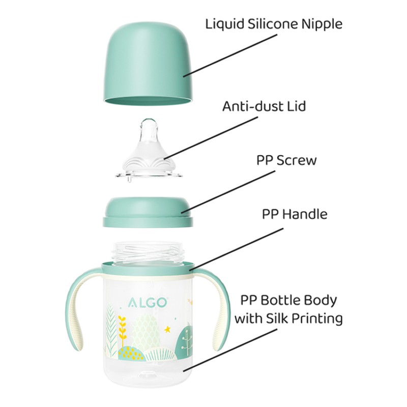 Wide Neck Baby Bottle Supplier - 120mL/180mL/260mL BPA Free