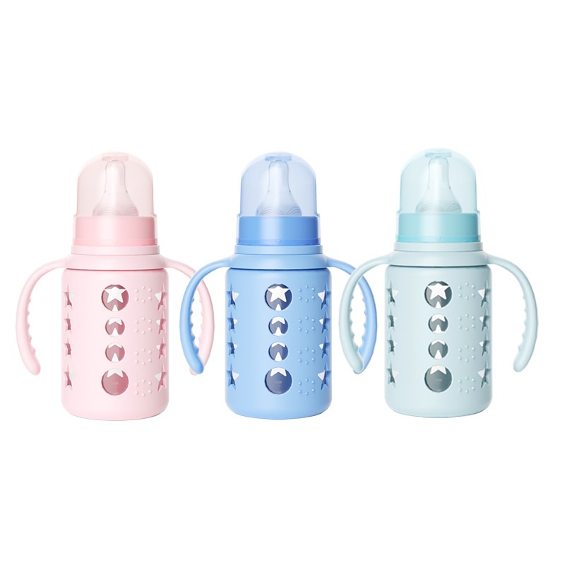 Glass Baby Bottle Supplier - 120ml Anti Broken BPA Free