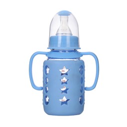 Mini Glass Baby Bottle Manufacturer - 120ml Unbreakable with Cover
