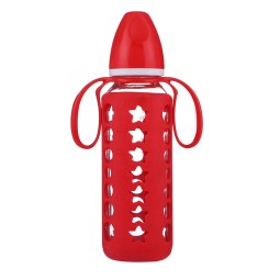 Glass Baby Bottle Supplier - 240ml 8oz Food Grade with Cover