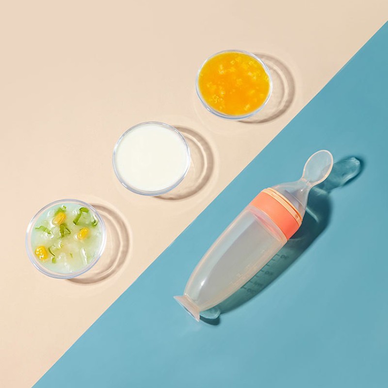 Baby Squeeze Feeder Supplier - 110mL Soft Silicone Spoon