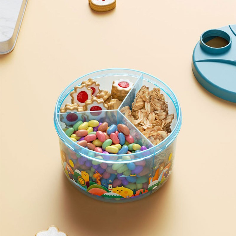Baby Food Storage Box Supplier - Portable 3 Grids BPA Free