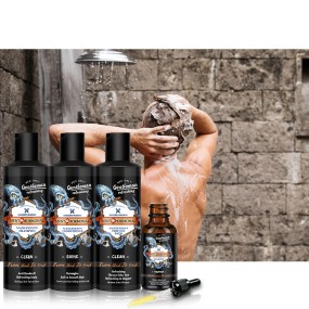 Beard Care Kit Supplier - Sulfate Free Beard Balm Set for Sexy Men