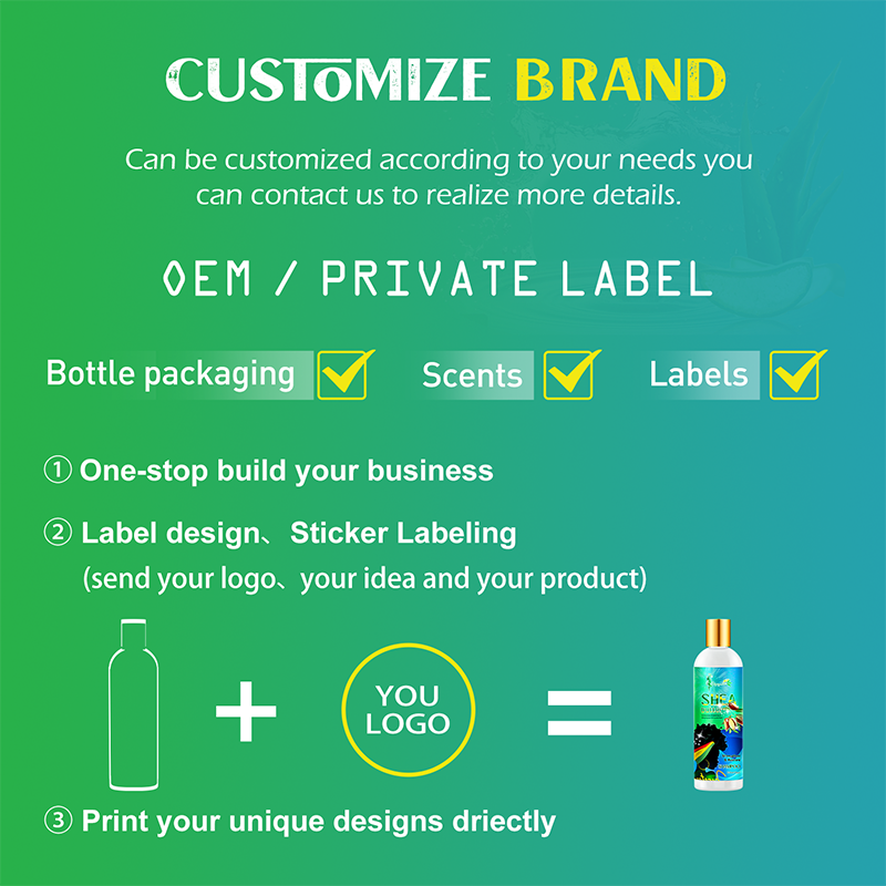 Hair Care Set Factory - Black Woman Shea Butter Afro Shampoo Set