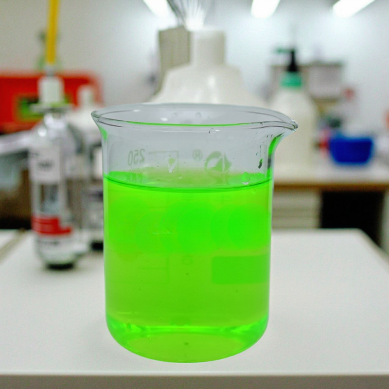 Water-Based Fluorescent Green Coolant Pigment Dye Antifreezing Solution for Textile Dyestuffs in Powder Form