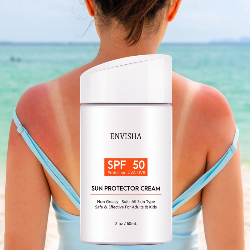 Sun Cream Supplier - Non Greasy UVA UVB Protection SPF50