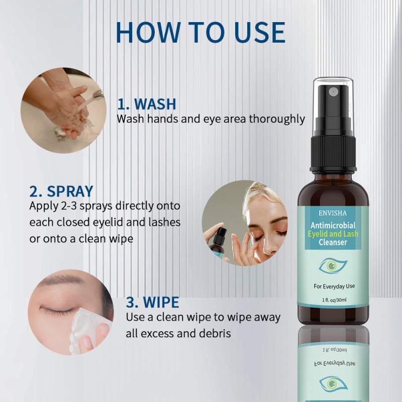 Eyelid Cleanser Factory - Private Label Vegan Lash Cleaning Gel