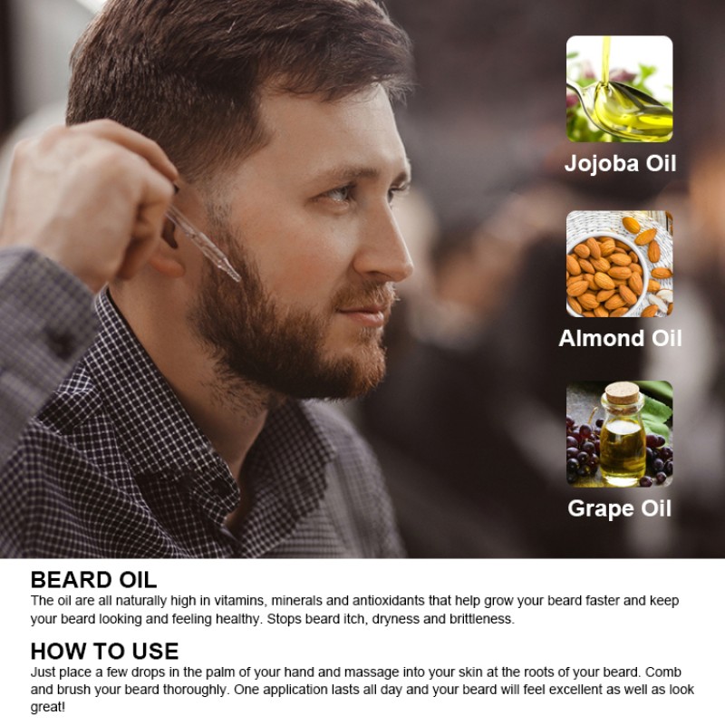 Beard Oil Supplier - Private Label Argan Jojoba Sweet Orange