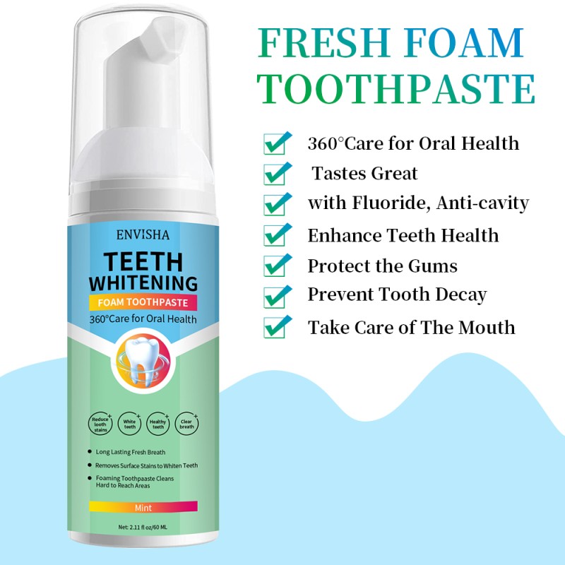 Tooth Whitening Supplier - Deep Cleaning White Teeth Mousse