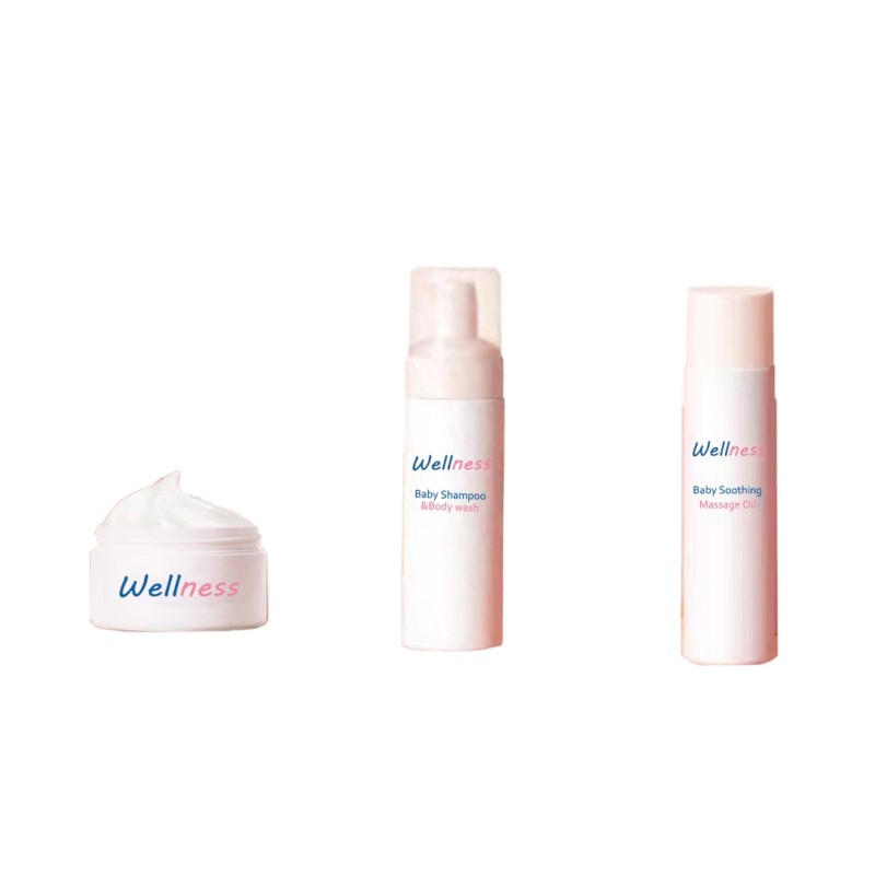 Baby Care Set Manufacturer - Soothing Shampoo Body Wash Cream Set