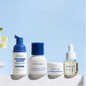 Baby Gift Set Factory - 4 Items Skin Care Bath Nourishing Set